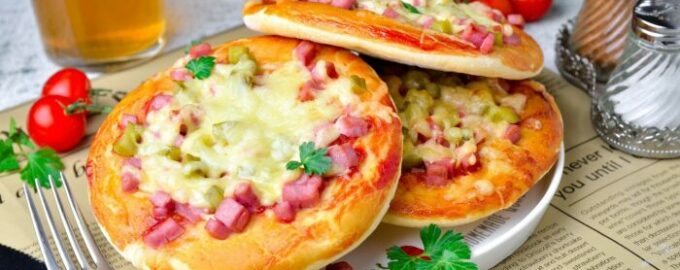 Мини пицца простой рецепт Гурман-рецепт вкусно как дома видео