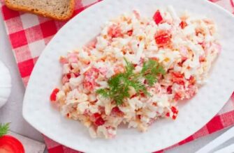 Салат Сытый папа с чесноком Как вкусно и просто приготовить на скорую руку