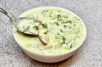 Вкусная Окрошка с курицей на кефире Как приготовить быстро и просто